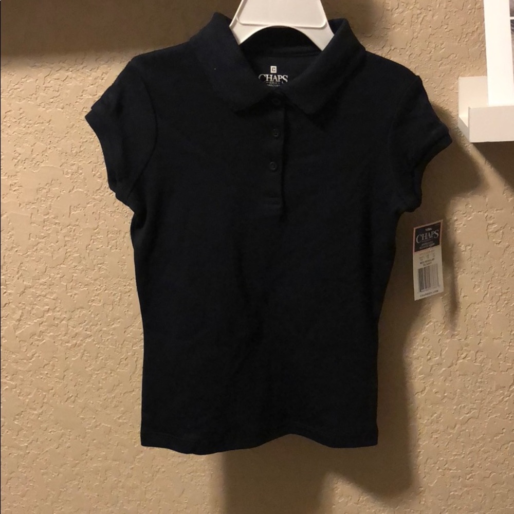 Chaps navy polo shirt